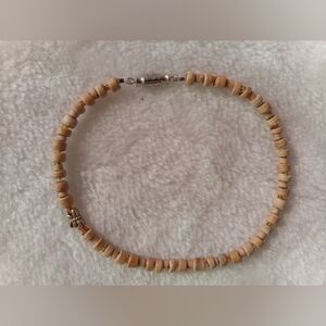 Elegant Tan Beaded Bracelet
